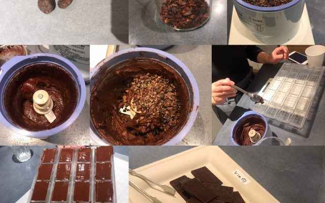 カカオ豆から手作りチョコレート