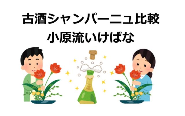 【2020/2/28開始】シャンパーニュ古酒比較と小原流いけばな